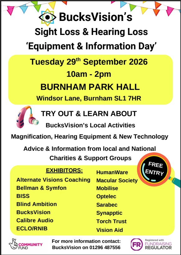 Equipment and information day Burnham 2026!